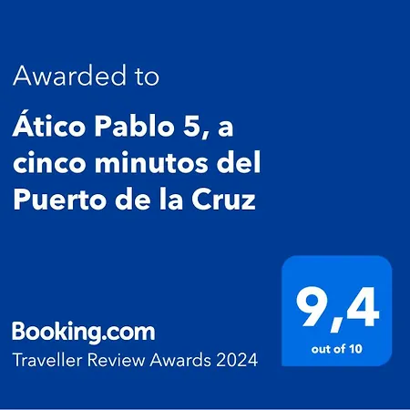 Atico Pablo 5, A Cinco Minutos Del Puerto De La Cruz Apartment Los Realejos